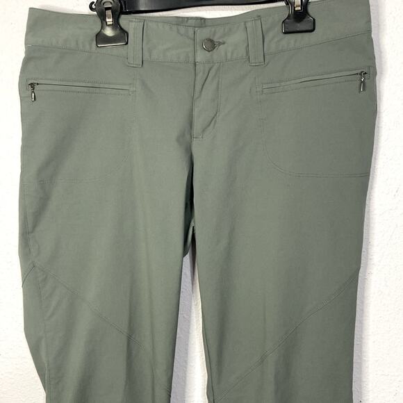 Columbia Women Omnishield Sage Green Hiking Pants Size 12 - Picture 2 of 7